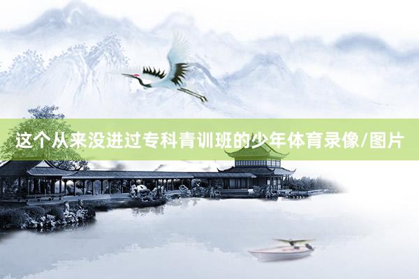 这个从来没进过专科青训班的少年体育录像/图片