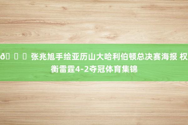👀张兆旭手绘亚历山大哈利伯顿总决赛海报 权衡雷霆4-2夺冠体育集锦