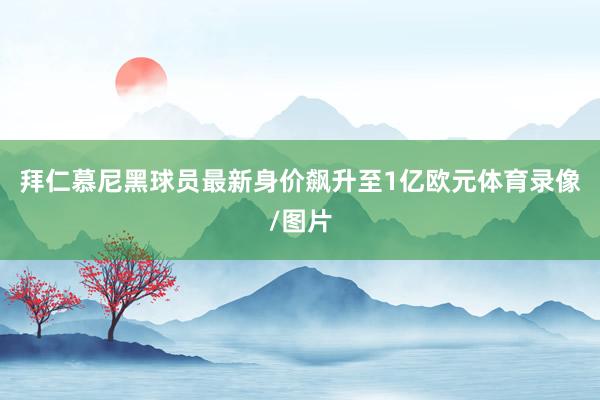 拜仁慕尼黑球员最新身价飙升至1亿欧元体育录像/图片