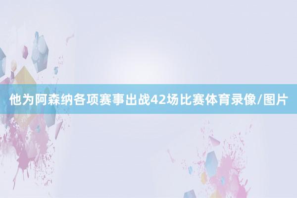 他为阿森纳各项赛事出战42场比赛体育录像/图片