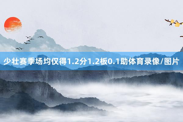 少壮赛季场均仅得1.2分1.2板0.1助体育录像/图片