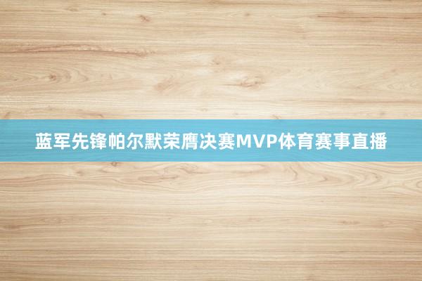 蓝军先锋帕尔默荣膺决赛MVP体育赛事直播