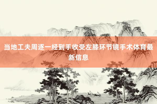 当地工夫周逐一经到手收受左膝环节镜手术体育最新信息