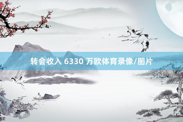 转会收入 6330 万欧体育录像/图片