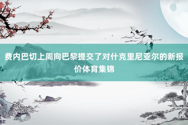 费内巴切上周向巴黎提交了对什克里尼亚尔的新报价体育集锦