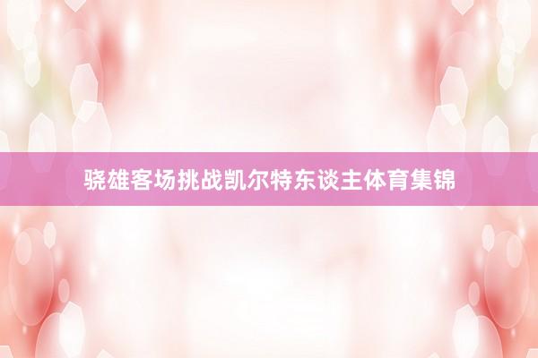 骁雄客场挑战凯尔特东谈主体育集锦
